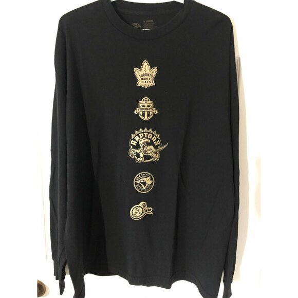 OVO Drake Night Toronto Raptors NBA March 9 2018 Long Sleeve T-Shirt Mens XL - Picture 2 of 7